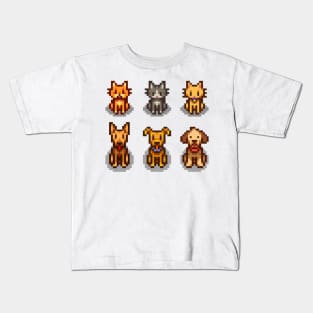 Stardew Valley Pets Kids T-Shirt